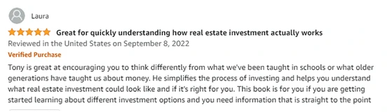 The New Rules for Financial Freedom Book Testimonials (10) Understand how real estate investing really works