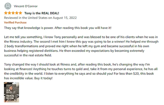 The New Rules for Financial Freedom Book Testimonials (11) Testimonial for The New Rules for Financial Freedom